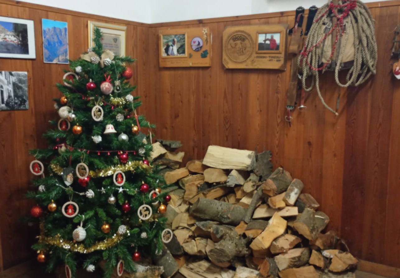 Albero di Natale nella saletta