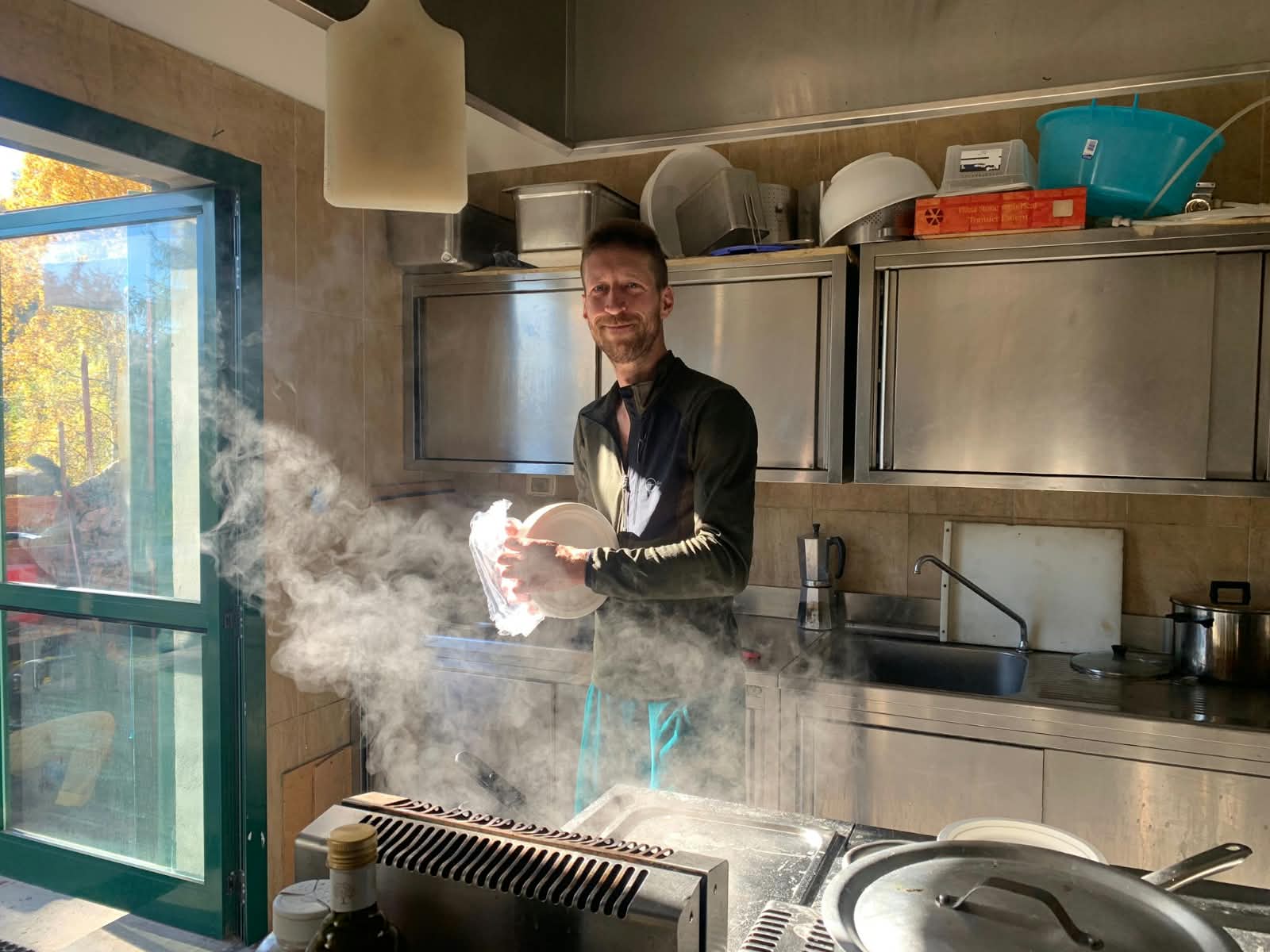 Pronto a scolare la pasta